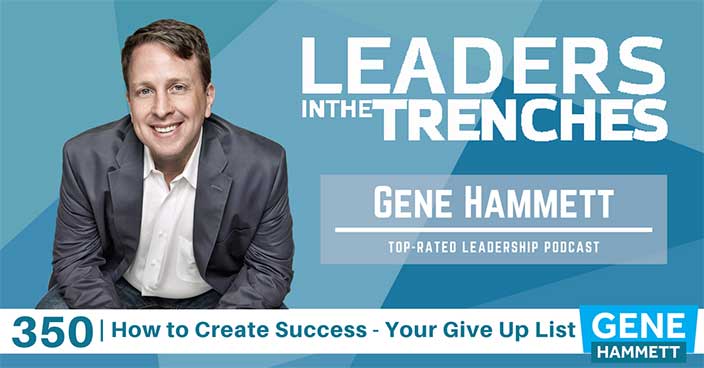 How to Create Success - Your Give Up List