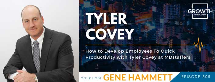 How to Develop Employees To Quick Productivity with Tyler Convey at MDstaffers