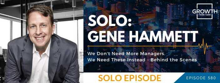 We Don't Need More Managers. We Need These Instead - Behind the Scenes